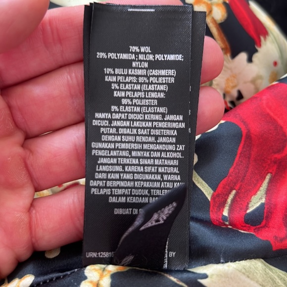 TED BAKER black Coat size 2 - Picture 7 of 8